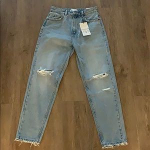 Zara classic mom fit jeans